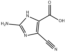1H-Imidazole-4-carboxylicacid,2-amino-5-cyano-(9CI) Structure