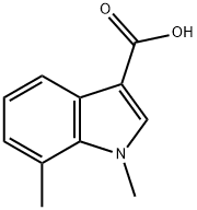 1H-INDOLE-3-CARBOXYLIC ACID, 1,7-DIMETHYL-|1,7-二甲基-1H-吲哚-3-羧酸