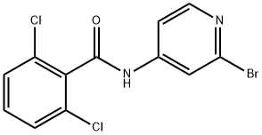 N-(2-BroMopyridin-4-yl)-2,6-dichlorobenzaMide Structure