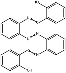 2,2'-[1,2-Diazenediylbis(2,1-phenylenenitrilomethylidyne)]bisphenol Struktur