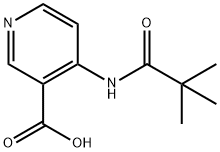 4-[(2,2-DIMETHYLPROPANOYL)AMINO]NICOTINIC ACID Struktur