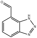 1H-Benzotriazole-4-carboxaldehyde (9CI) 结构式