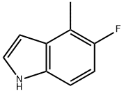 1H-Indole, 5-fluoro-4-Methyl- Struktur