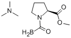 N-(TRIMETHYLAMINE-BORANE-CARBONYL)PROLINE METHYL ESTER Structure