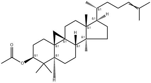 乙酸环阿屯酯,1259-10-5,结构式