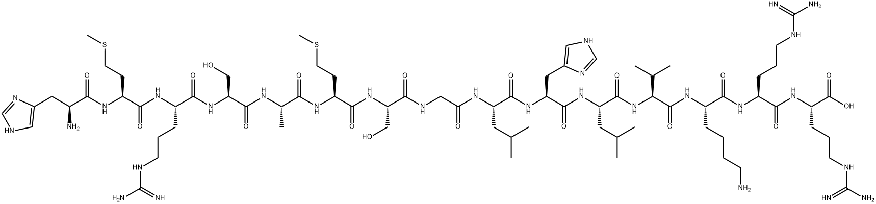 SAMSペプチド 化学構造式