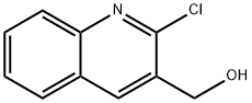 (2-クロロ-3-キノリニル)メタノール 化学構造式