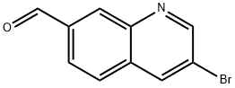 3-bromoquinoline-7-carbaldehyde Struktur