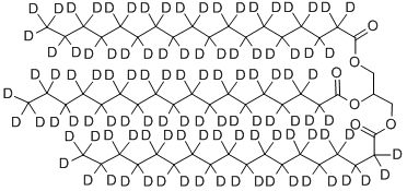 GLYCERYL TRI(OCTADECANOATE-D35) Structure