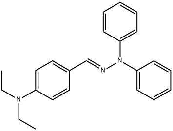 4-二乙氨基苯甲醛-N,N-二苯腙, 125948-64-3, 结构式
