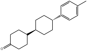 ｔｒａｎｓ４’pトリル１，１’ビ（シクロヘキシル）４オン 化学構造式