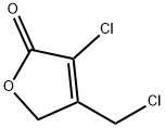 3-CHLORO-4-(CHLOROMETHYL)-2(5H)-FURANONE 化学構造式