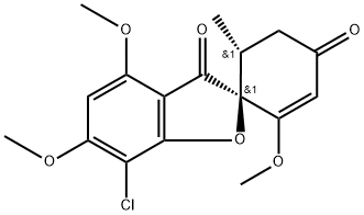 (+)-灰黄霉素, 126-07-8, 结构式
