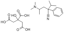 126-10-3 异柠檬酸4-二甲氨基-2,2-异丙基苯基戊腈
