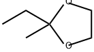 2-エチル-2-メチル-1,3-ジオキソラン 化学構造式