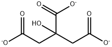 ANION STANDARD - くえん酸 , 1000 UG/ML IN WATER 化学構造式