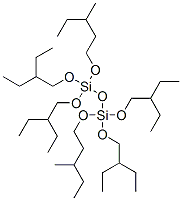 hexakis(2-ethylbutyl) diorthosilicate  Struktur