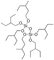 hexakis(2-ethylbutyl) diorthosilicate Structure