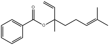 3,7-二甲基-1,6-辛二烯-3-醇苯甲酸酯,126-64-7,结构式