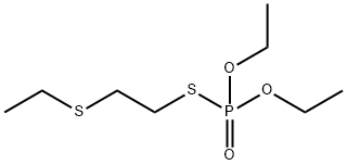 チオりん酸O,O-ジエチルS-[2-(エチルチオ)エチル] 化学構造式