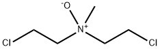 N,N-ビス(2-クロロエチル)メタンアミンN-オキシド 化学構造式