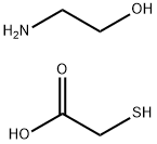 乙醇胺巯基乙酸盐(1:1) 结构式