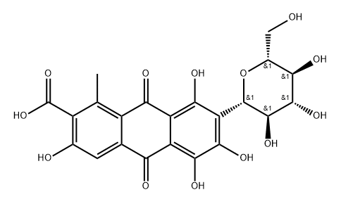 胭脂红酸,1260-17-9,结构式