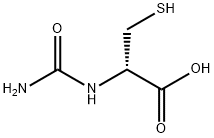 D-Cysteine, N-(aminocarbonyl)- (9CI) Structure