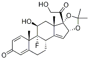 14,15-デヒドロトリアムシノロンアセトニド 化学構造式