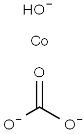 Cobalt(II) carbonate hydroxide Struktur