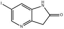 2H-Pyrrolo[3,2-b]pyridin-2-one,1,3-dihydro-6-iodo- Structure