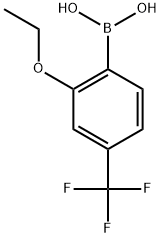 2-エトキシ-4-トリフルオロメチルフェニルボロン酸 化学構造式