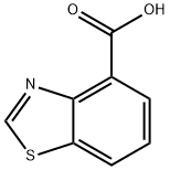 苯并[D]噻唑-4-甲酸, 1260529-67-6, 结构式