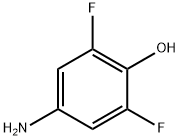 4-アミノ-2,6-ジフルオロフェノール 化学構造式