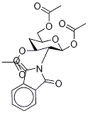 Acetyl 2-Deoxy-2-phthalimido-4-deoxy-3,6-di-O-acetyl--D-glucopyranoside Structure