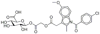 AceMetacin-acyl-β-D-glucuronide Structure