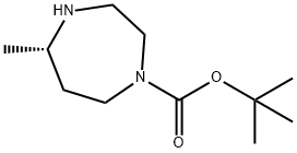 (S)-BOC-5-甲基-1,4-高哌嗪, 1260619-37-1, 结构式