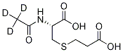N-(Acetyl-d3)-S-(2-carboxyethyl)-L-cysteine Struktur