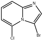 3-ブロモ-5-クロロイミダゾ[1,2-A]ピリジン 化学構造式