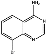 8-溴-4-喹唑啉胺 结构式