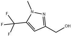 (1-Methyl-5-(trifluoromethyl)-1H-pyrazol-3-yl)methanol 化学構造式