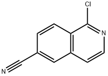 1-氯异喹啉-6-甲腈 结构式