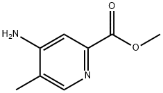 4-氨基-5-甲基-2-吡啶羧酸甲酯, 1260665-41-5, 结构式