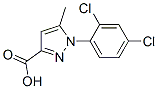 1-(2,4-DICHLORO-PHENYL)-5-METHYL-1H-PYRAZOLE-3-CARBOXYLIC ACID Structure