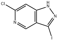 1H-PYRAZOLO[4,3-C]PYRIDINE, 6-CHLORO-3-IODO-,1260672-72-7,结构式