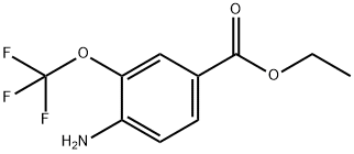 4-氨基-3-三氟甲氧基苯甲酸乙酯, 1260742-02-6, 结构式