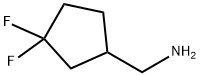 (3,3-ジフルオロシクロペンチル)メタンアミン 化学構造式