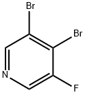 3,4-Dibromo-5-fluoropyridine Struktur