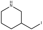3-(碘甲基)哌啶, 1260856-53-8, 结构式