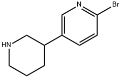 2-broMo-5-(piperidin-3-yl)pyridine 结构式